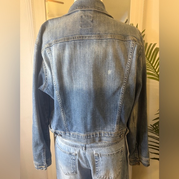 GAP Blue Denim Jacket with Silver Button - Picture 6 of 6